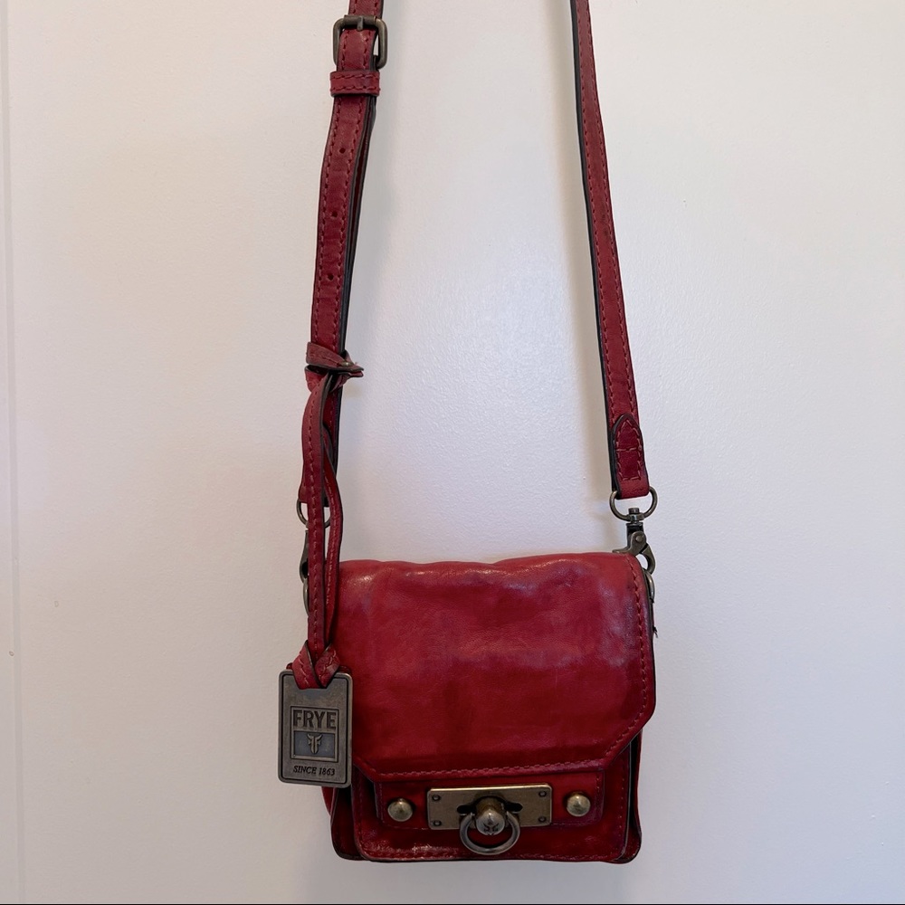 Frye Cameron Mini Crossbody Bag | Red